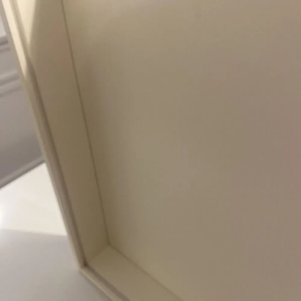 Pottery Barn Small Collector’s Box White Glass 16x12 Display Case Shadowbox